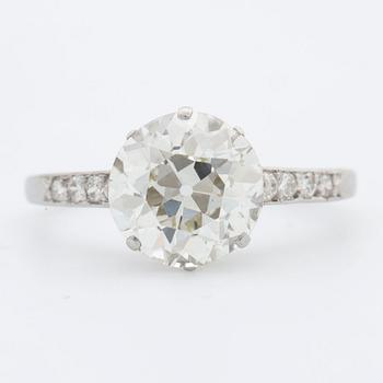 A ca 2.30 old-cut diamond ring.