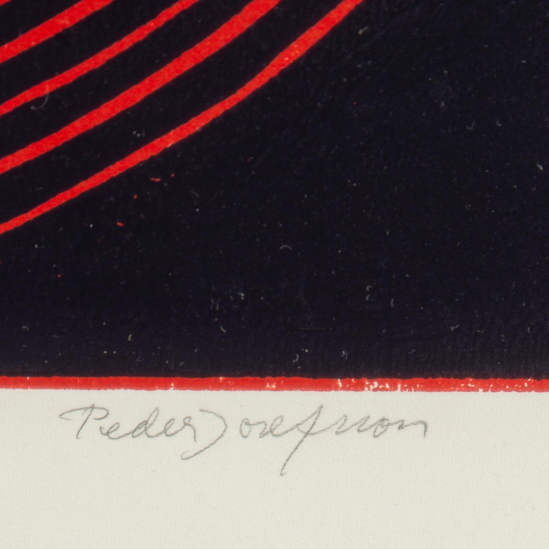 PEDER JOSEFSSON, serigrafier, ett par, signerade och numrerade 2/40.