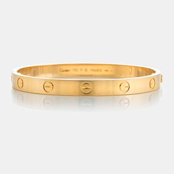 A Cartier "Love" bracelet.