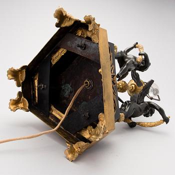 AN EMPIRE STYLE TABLE LAMP, late 19th century.