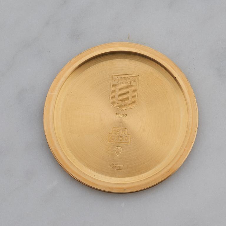 UNIVERSAL GENÈVE, Polerouter, armbandsur, 33,6 mm,