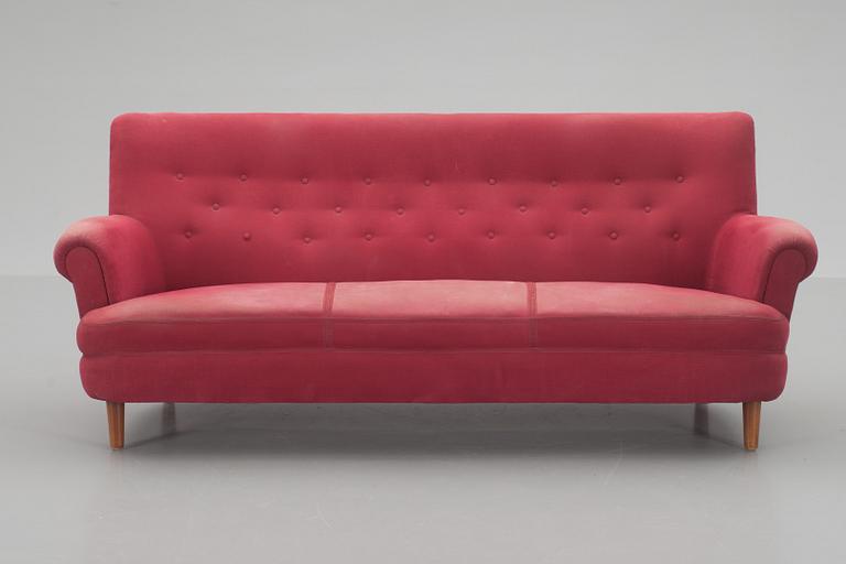 SOFFA, "Hemmakväll", Carl Malmsten. 1900-tal.