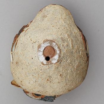 TYRA LUNDGREN, a stoneware sculpture of a bird, mid 20th century.