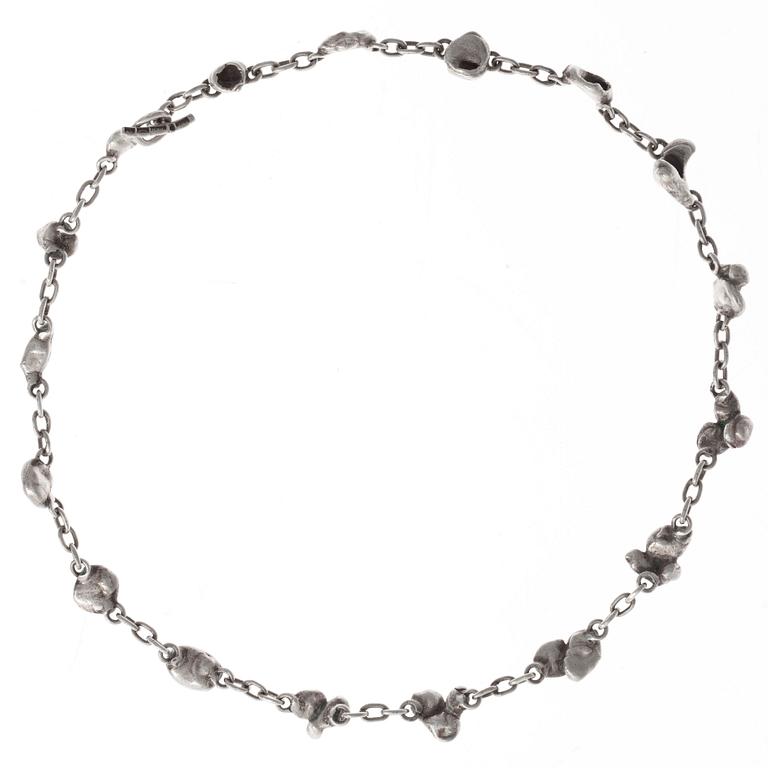 Bertel Gardberg, HALSBAND, 916 silver, BRG Helsingfors 1954.