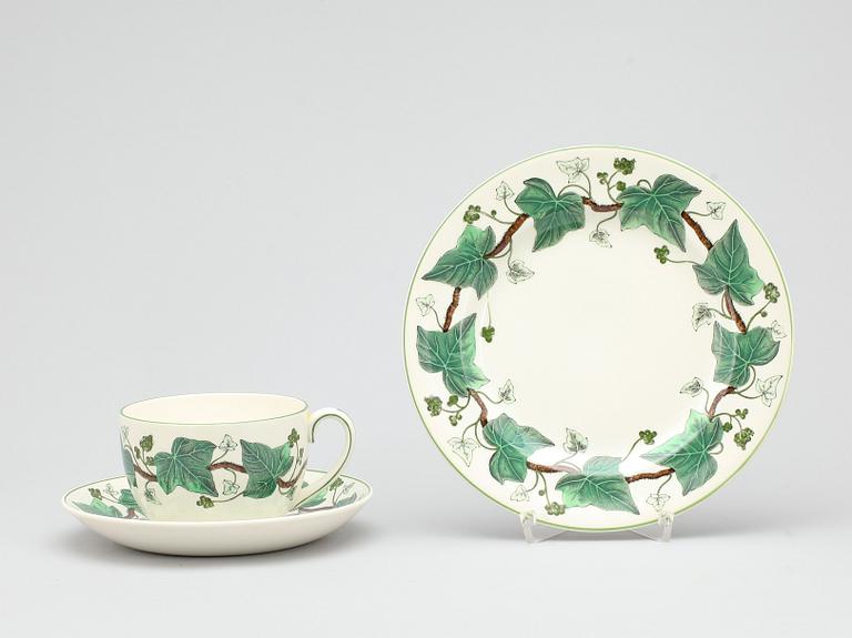 TESERVIS, 12 delar, keramik, "Napoleon Ivy" Wedgwood.