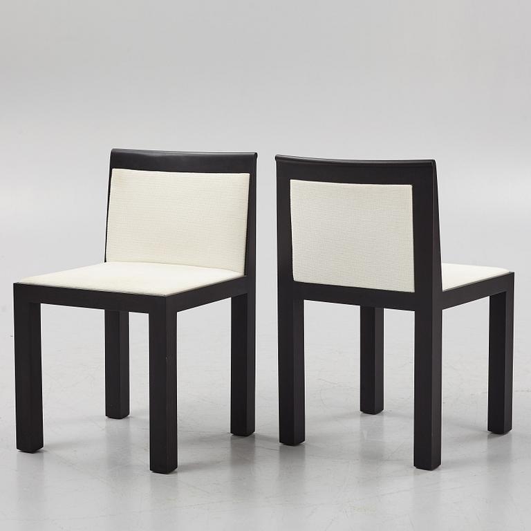Aldo Rossi & Luca Meda, a set of six 'Teatro' chairs from Molteni, Italy.