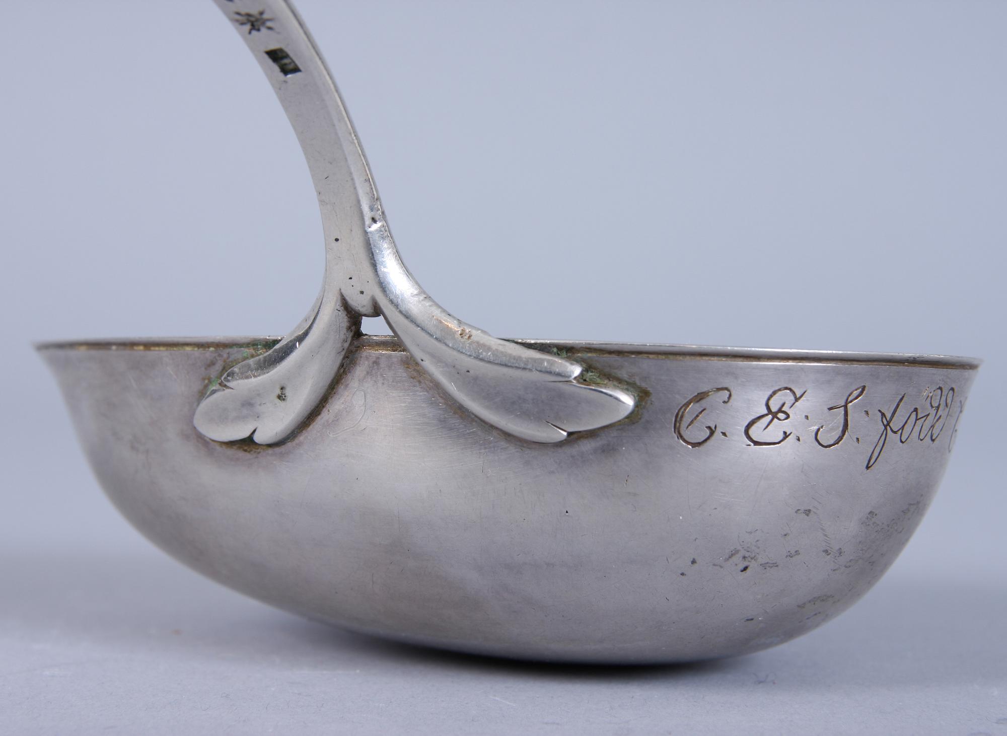 SOPPSLEV, silver, Stephan Halling, Örebro, otydliga årsstämplar.