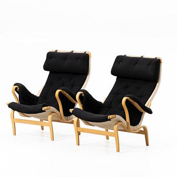 Bruno Mathsson, a pair of armchairs, “Pernilla”, DUX, second half of the 20th century.