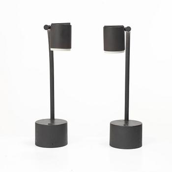Ettore Sottsass, "Halo Click", bordslampor, 1 par, Philips 1988.