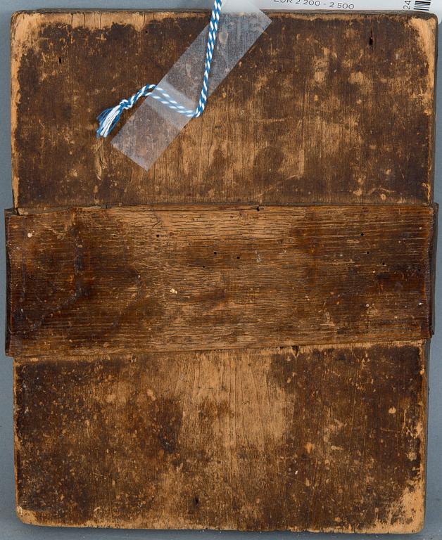 IKONI, tempera puulle, Venäjä, 1800-luvun puoliväli,