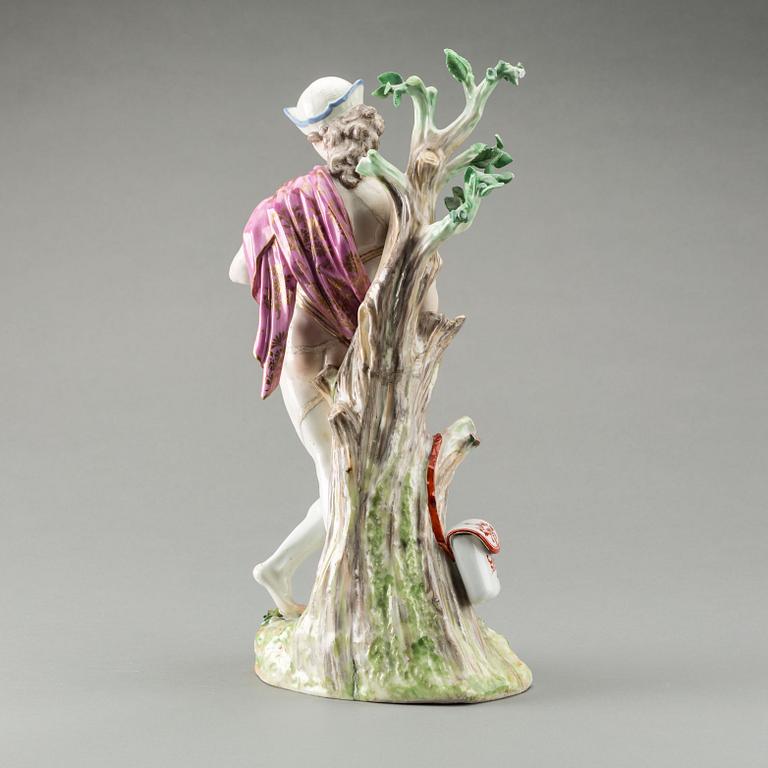 FIGURIN, porslin, 1800-tal. Meissen.