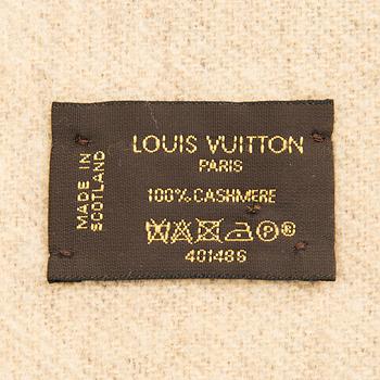 LOUIS VUITTON, A Cashmere Monogram Reykjavik Scarf.