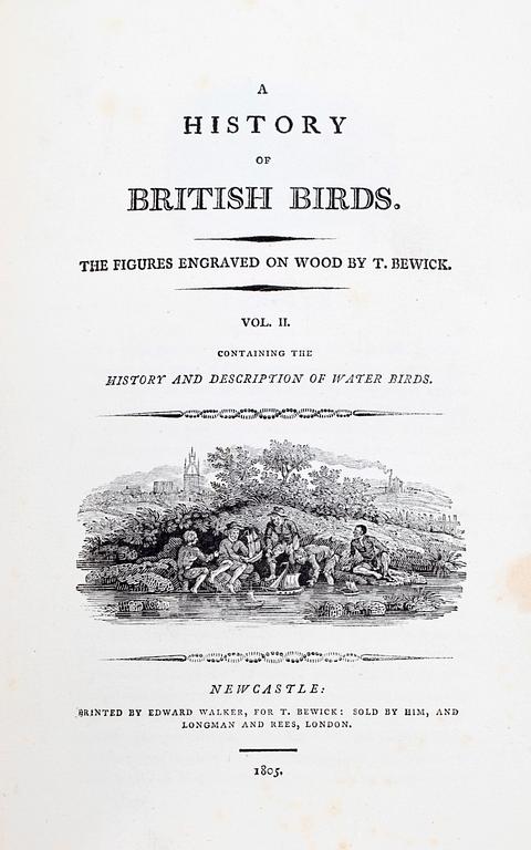 BOK, 2 vol, "A History of British Birds", Newcastle 1805.