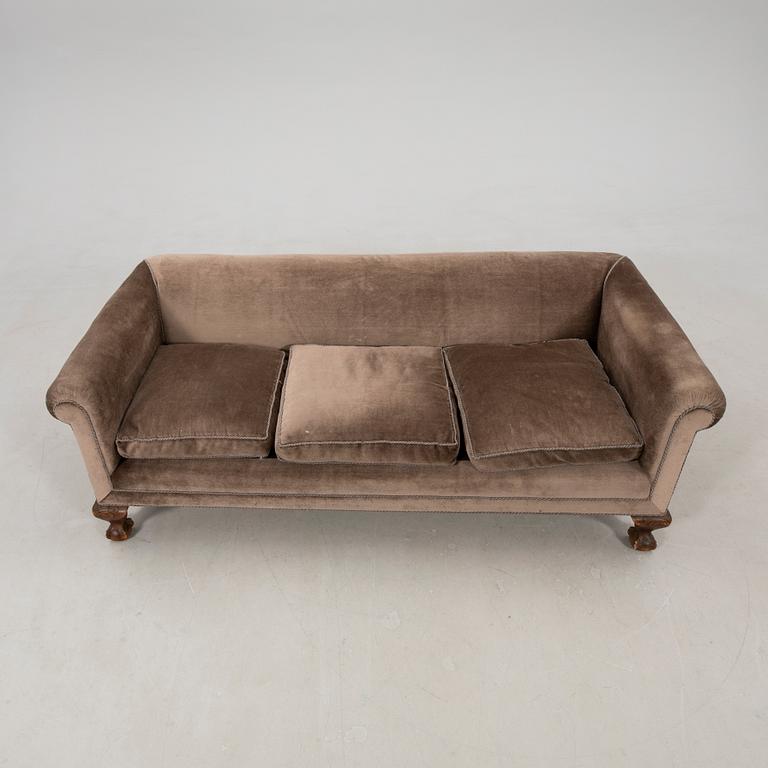 Soffa Chippendale-stil 1940-tal.