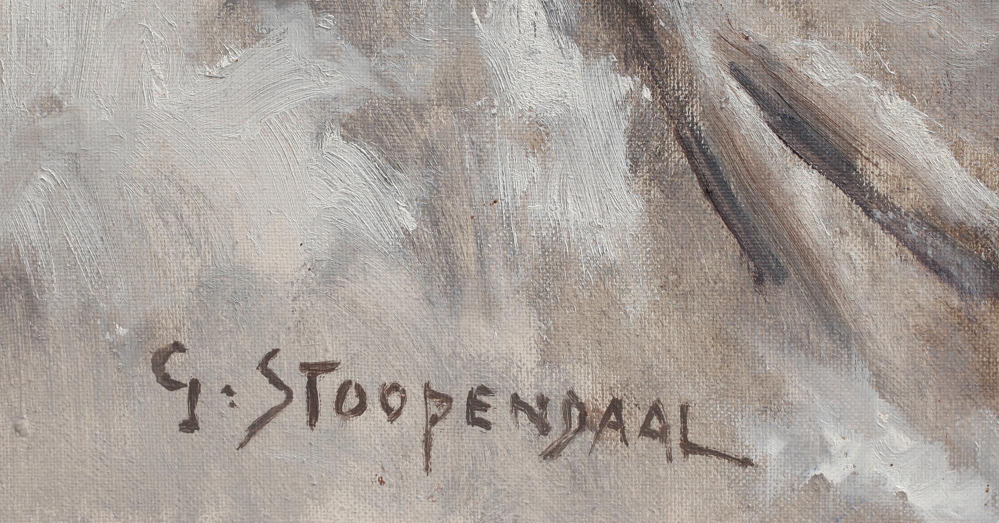 GEORG STOOPENDAAL, olja på duk, sign.