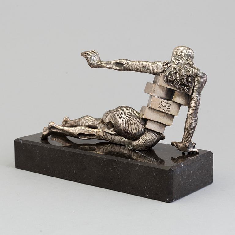 SALVADOR DALÍ, sterling silver, 1982, signed Dali and numbered 068/330-A. Founders marks Foneria Mirbosa, Barcelona.