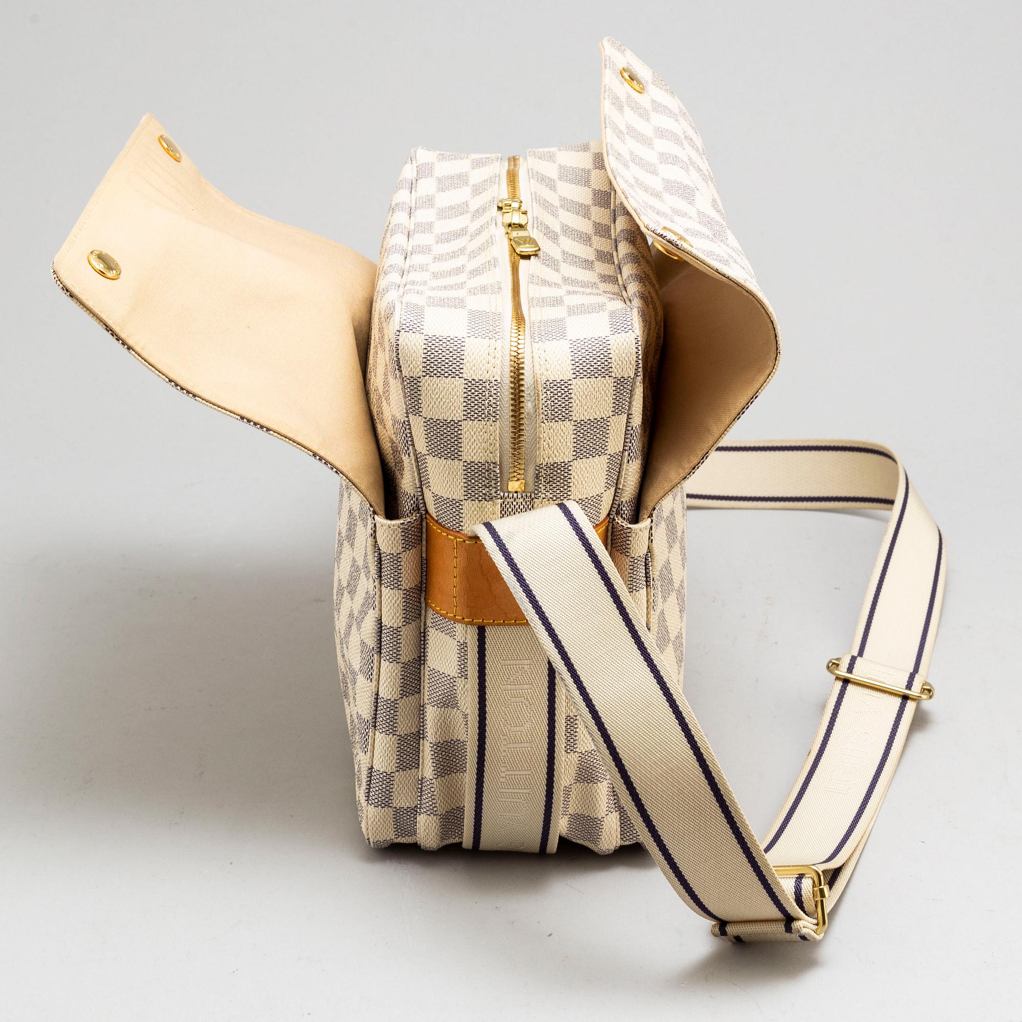 LOUIS VUITTON, a 'Damier Azur Naviglio' bag.