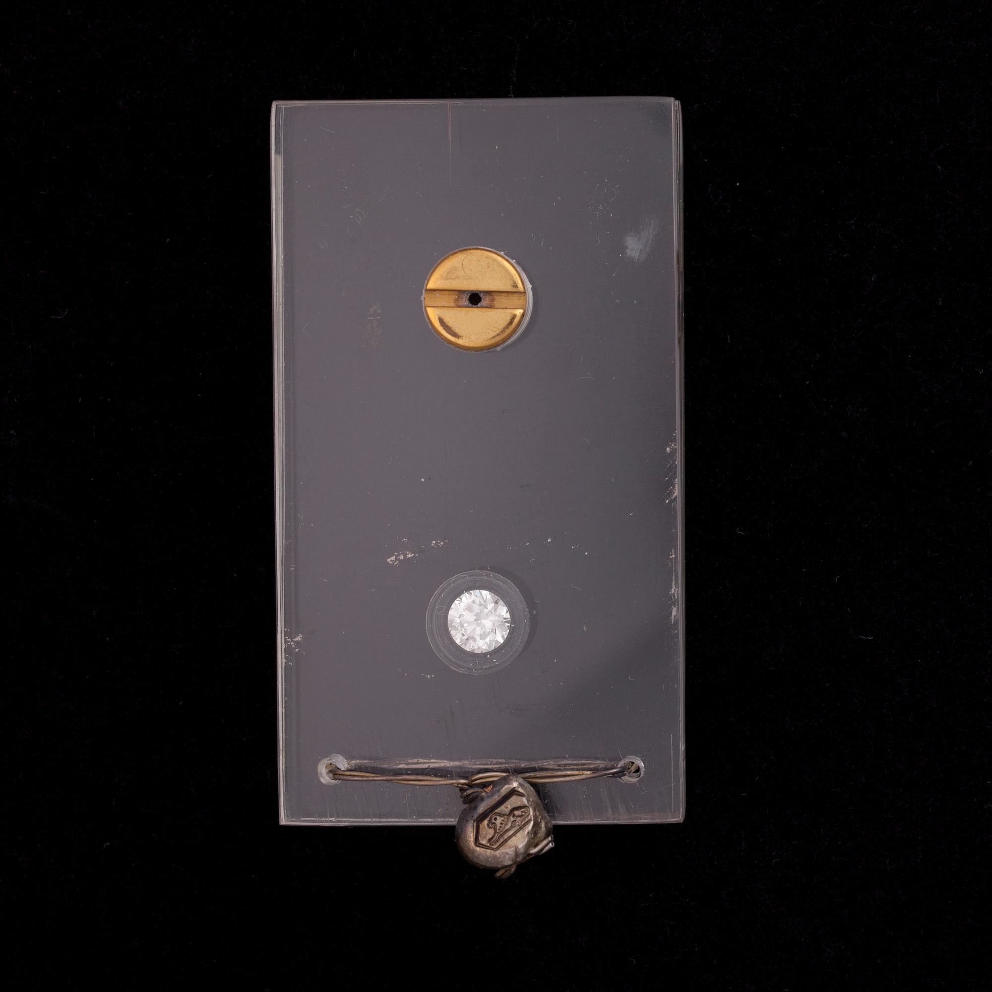 DIAMANT, briljantslipad 0,86 ct F-G (Top Wesselton) / VVS2.