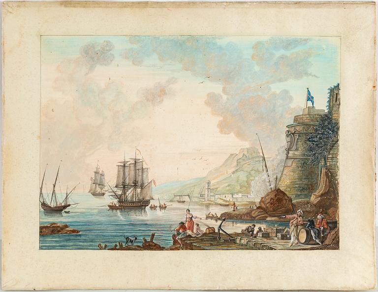 CHARLES-FRANÇOIS GRENIER DE LA CROIX, after, 18th Century, signerad IH.