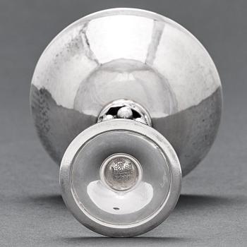 Harald Nielsen, a set of eight sterling cocktail glasses, Georg Jensen, Copenhagen 1933-77, design nr 479 and 479A.