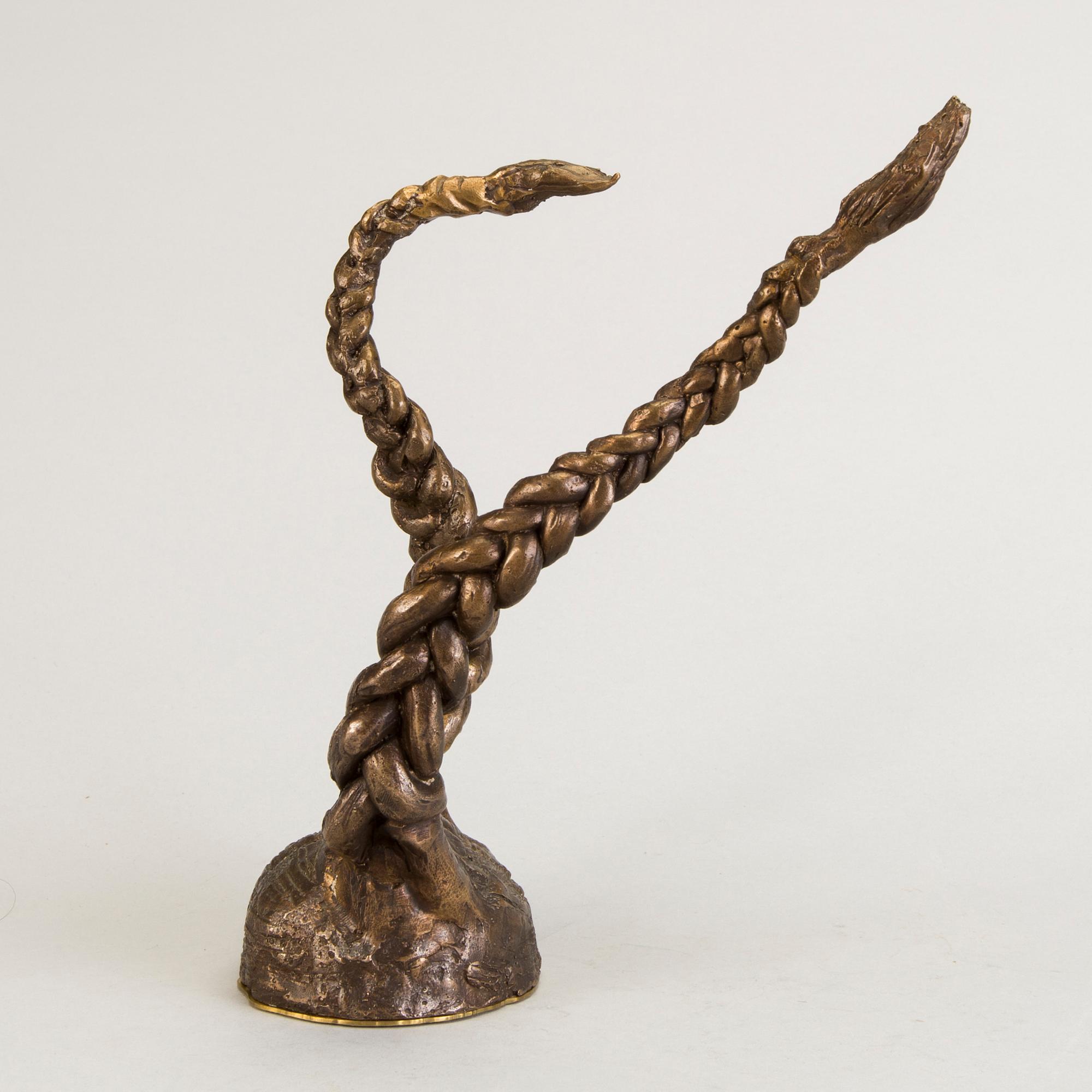 ERNST BILLGREN, skulptur i patinerad brons signerad EB och numrerad 5/7.