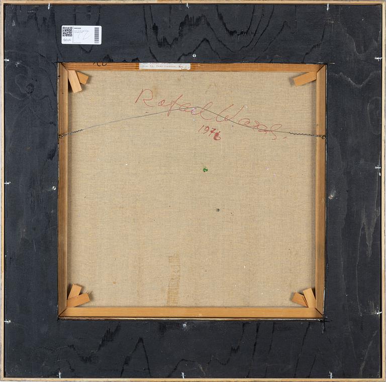 Rafael Wardi, oil on canvas, signed and dated 1976 verso.