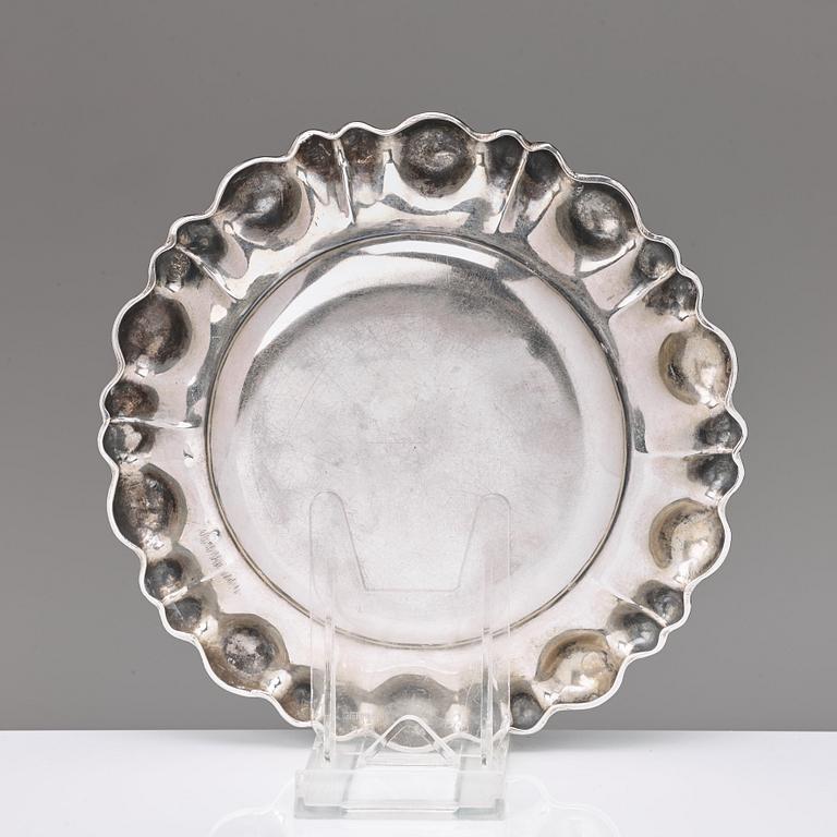 Assiette, silver, Österrike-Ungern 1900-tal.