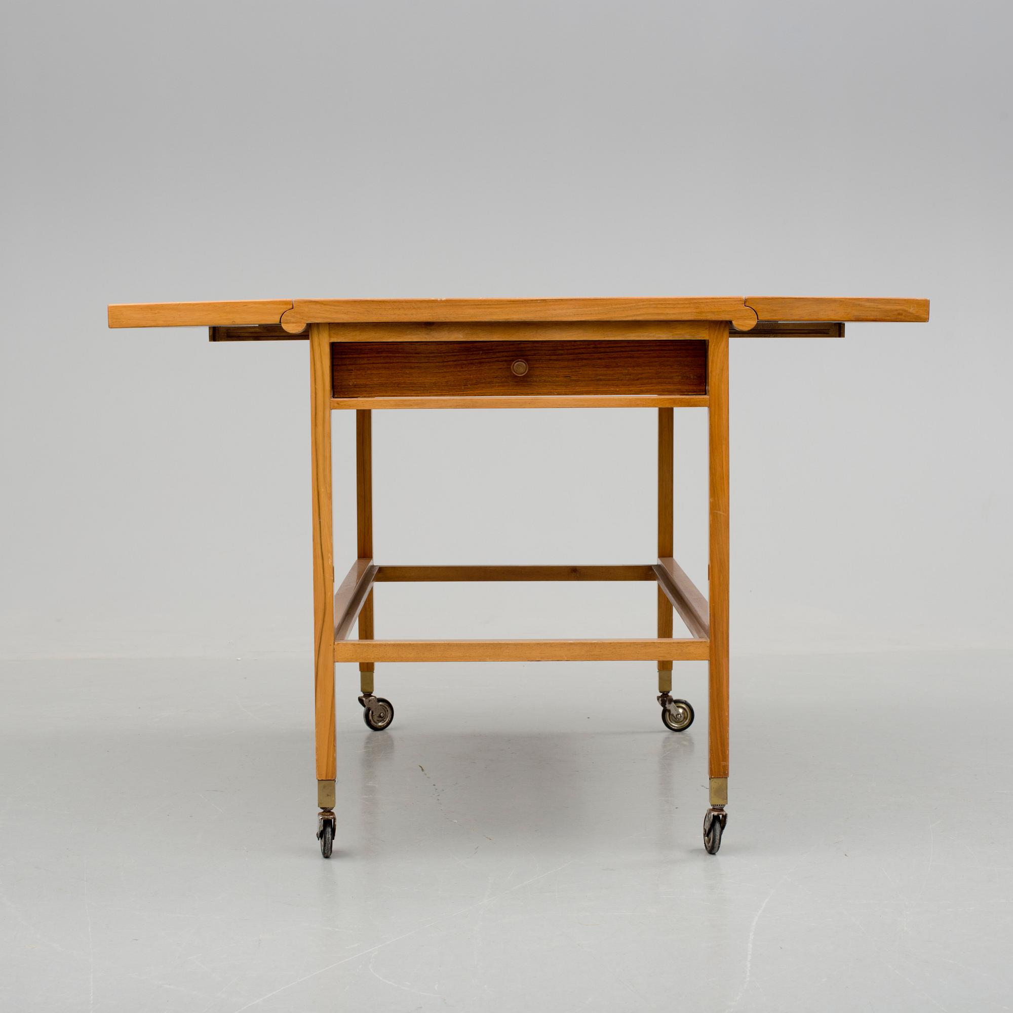 SERVERINGSVAGN, modell 756, Josef Frank, Firma Svenskt Tenn, Bodafors, 1900-talets mitt.