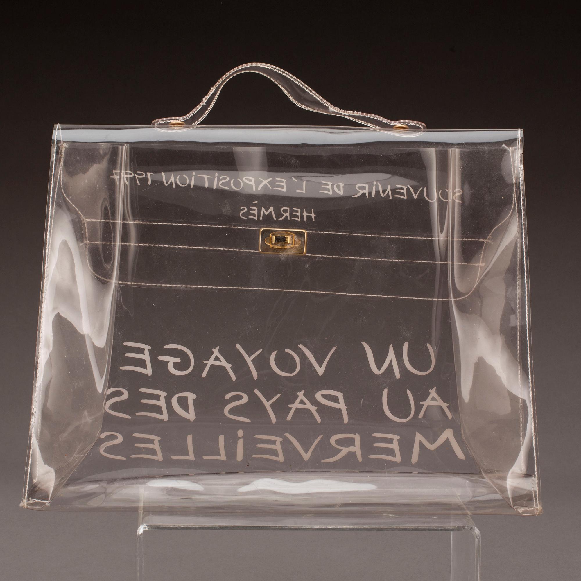 VÄSKA,"Plastic Kelly", Hermès.