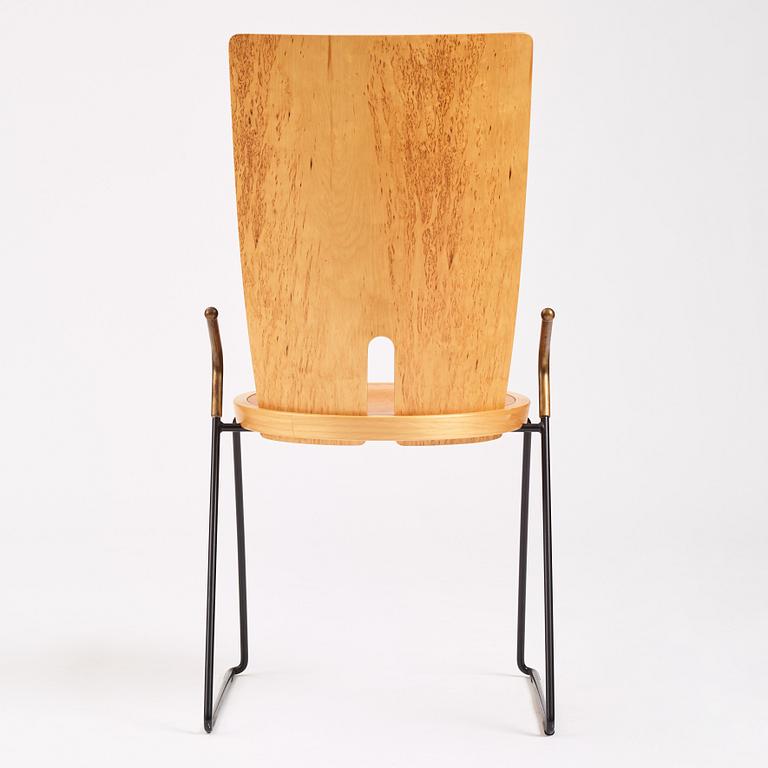 Börge Lindau, karmstol, "Suellen-Masur", ed. 1/3 prototyp, Blå Station, 1990.