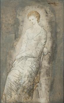 Unto Koistinen, 'Lady in grey dress'.