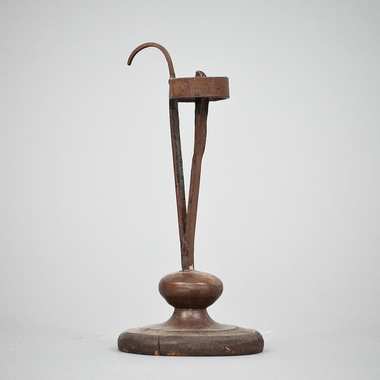 LJUSSTAKE, s k stumpastake, 1800-tal.