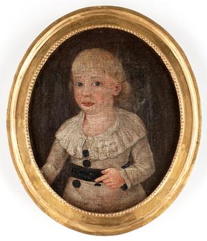 OKÄND KONSTNÄR, olja på duk, omkr 1800.