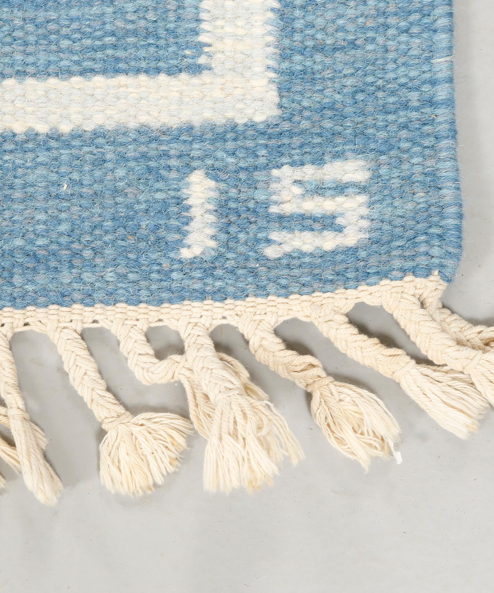 INGEGERD SILOW, matta, rölakan, 1900-talets mitt, 194 x 144 cm.