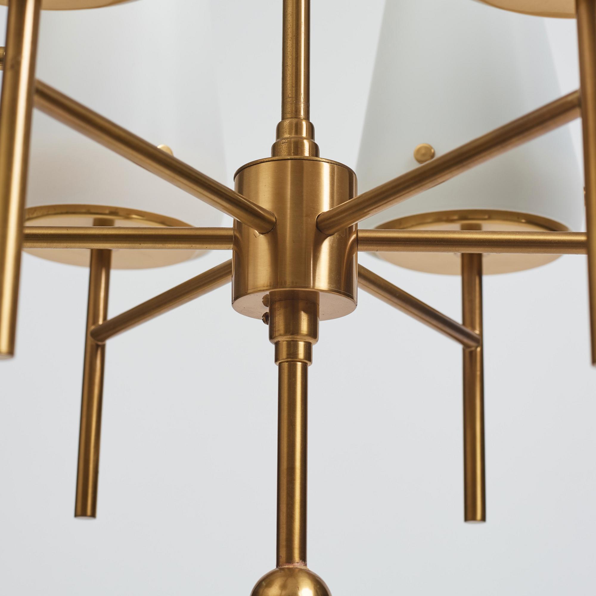 Hans-Agne Jakobsson, two ceiling lamps, model "T 82", Hans Agne Jakobsson AB, Markaryd, 1950-60s.