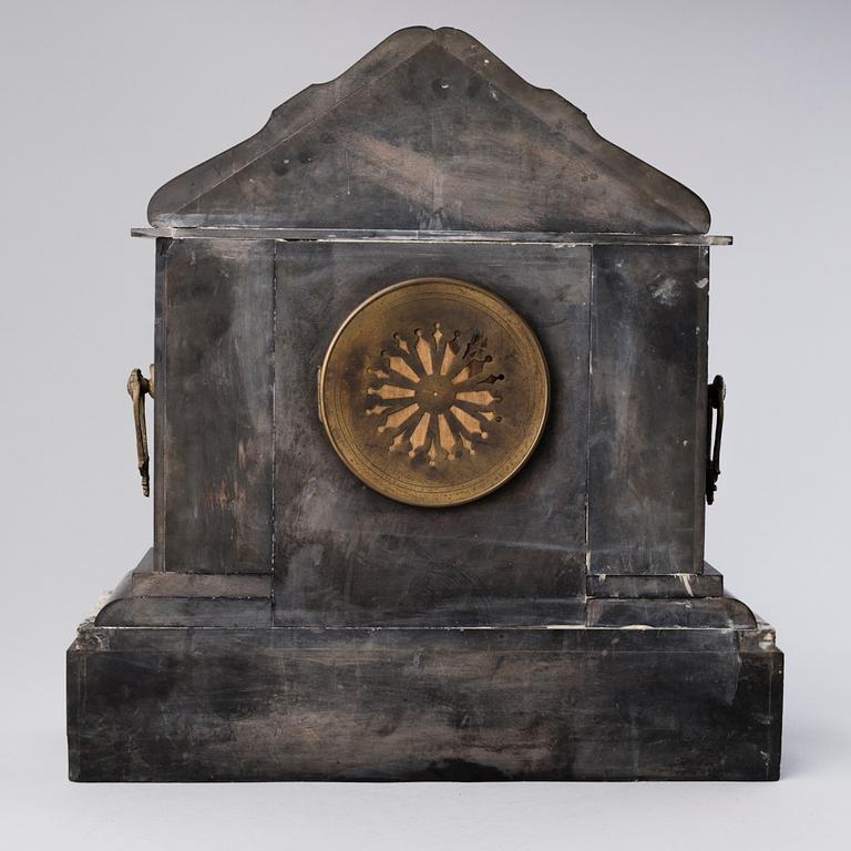 A Japy Frères mantel clock, late 19th Century.