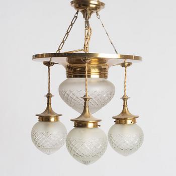 Taklampa, jugend, 1900-talets början.