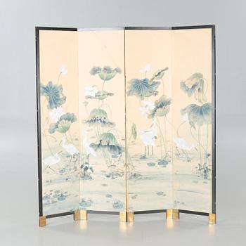 A japan folding screen, 20th century.