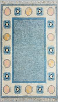 MATTA, rölakan, monogramsignerad GG (Gitt Grännsjö-Carlsson), ca 282 x 193 cm.