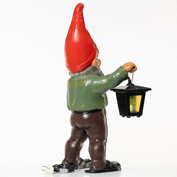 Heissner, troligen, tomte med lykta, Tyskland, 1900-talets andra hälft.