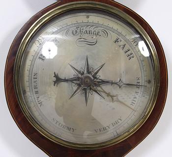 BAROMETER, England, 1800/1900-tal.