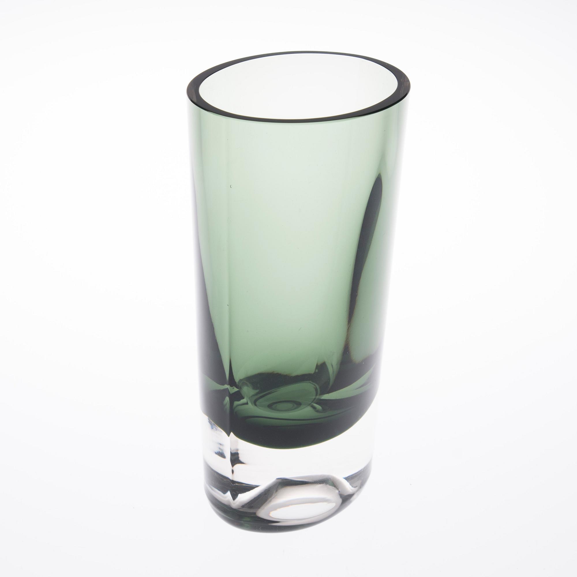 VAS, glas, Kaj Franck, signerad Nuutajärvi Notsjö.