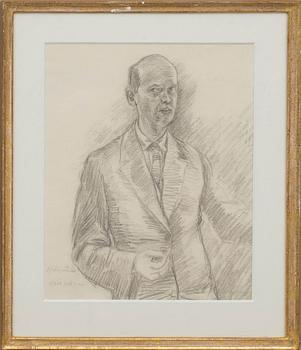 AXEL NILSSON, blyerts, signerad.