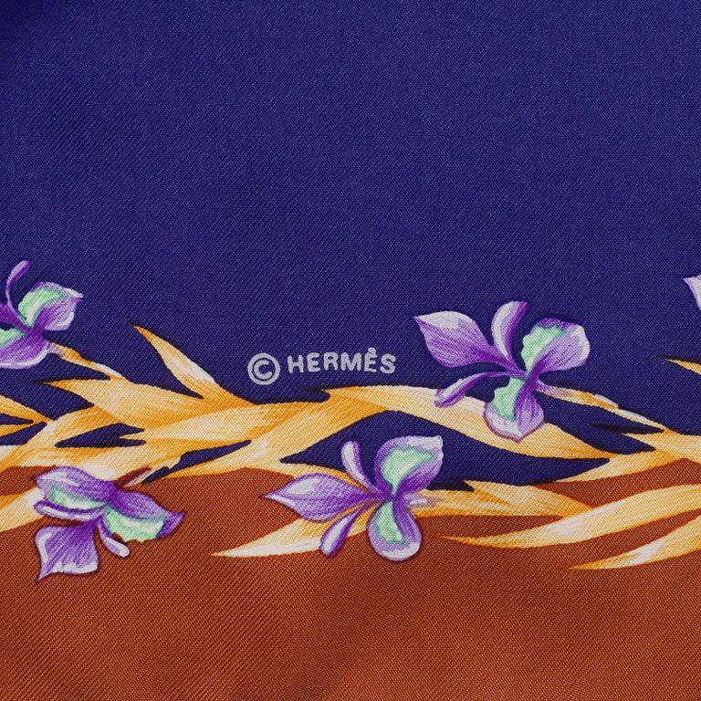 Hermès, scarf, "Cheval Fleuri".