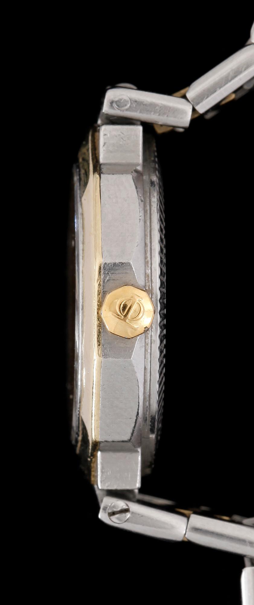 ARMBANDSUR, dam, Baume & Mercier, Riviera, quartz, stål och guld, 1990-tal.