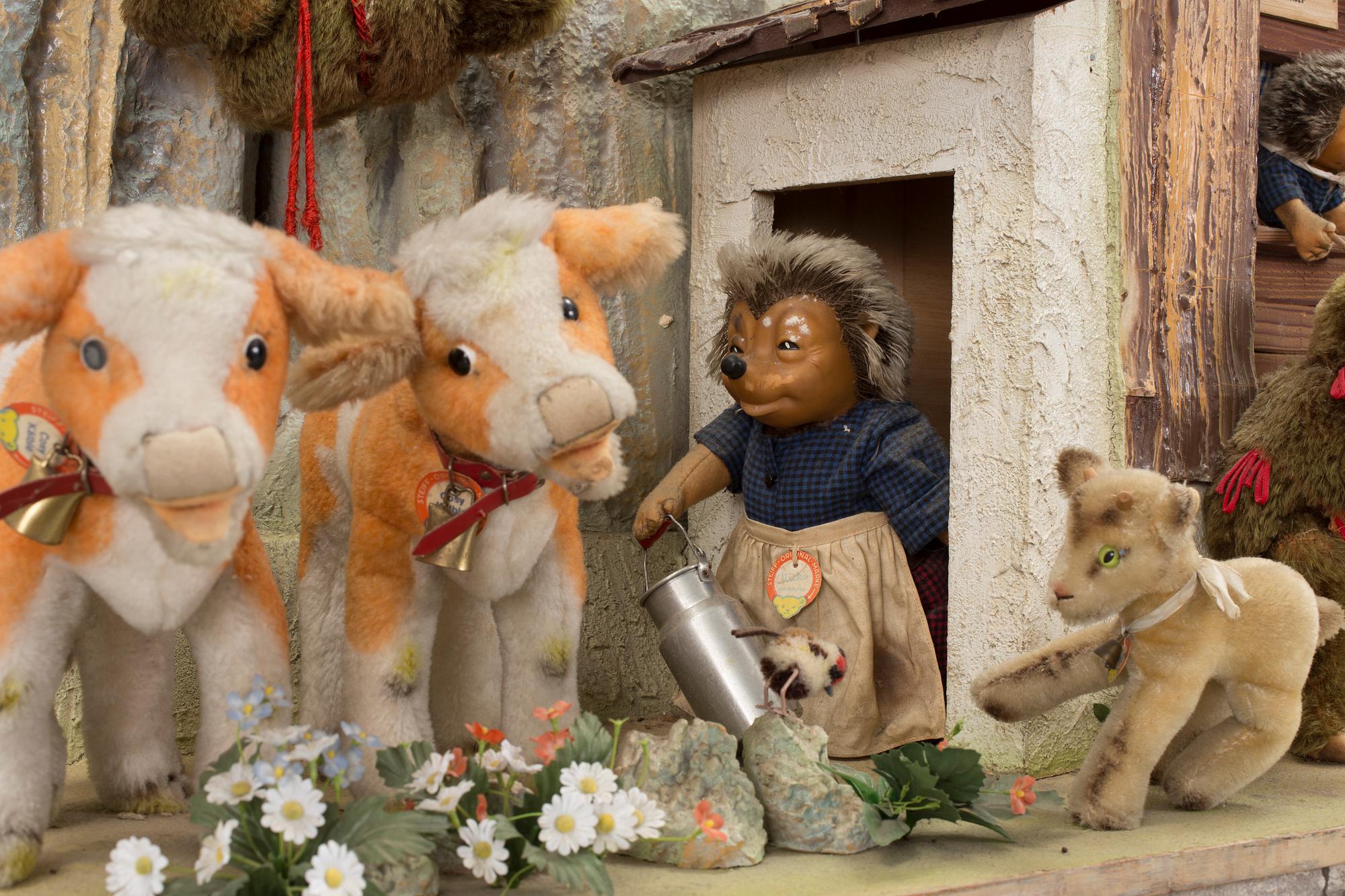 A Steiff store display from 1969.