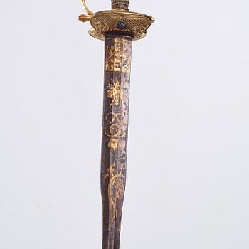 A rare Sword of Honour from King Gustaf III to colonel AF Påhlman 1790.