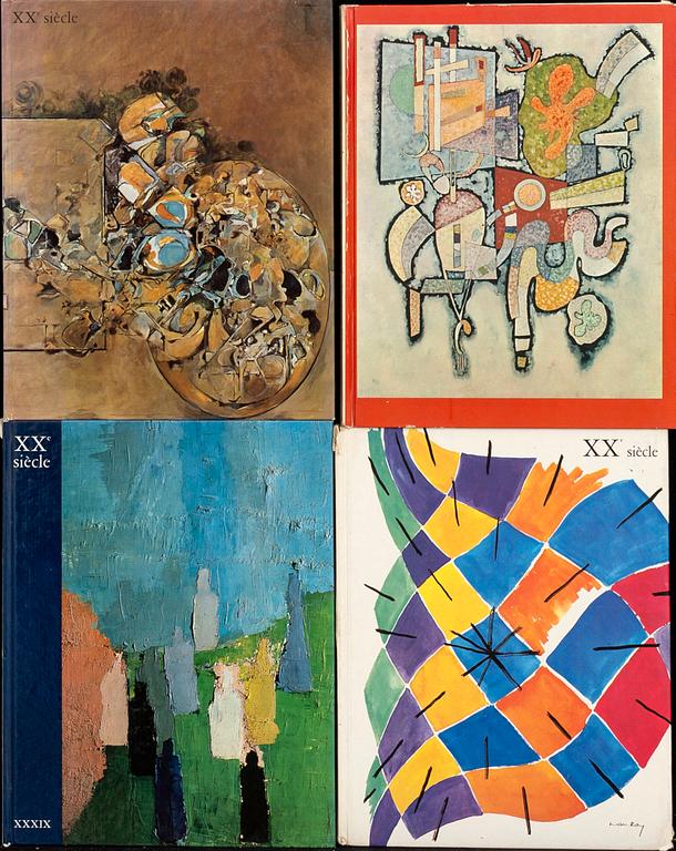 TIDSKRIFTER / BÖCKER, Derriere Le Miroir, 13 vol samt XXe Siècle, 4 st.