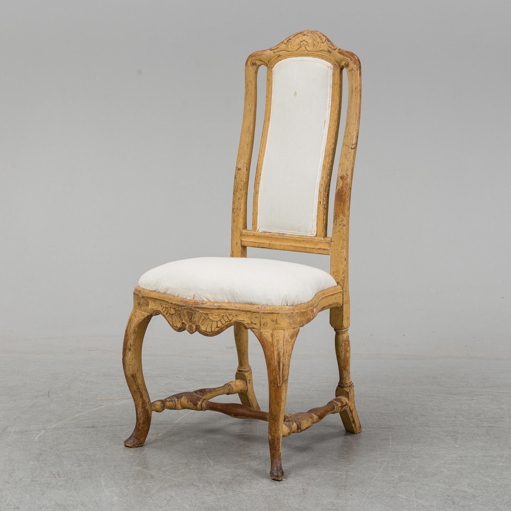 A mid 18th Century rococo chair.