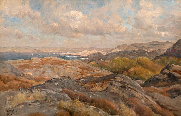 Berndt Lindholm, COASTAL VIEW FROM MARSTRAND.